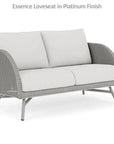 Essence Loveseat All Weather Wicker Furniture - LOOMLAN - Lloyd Flanders - Outdoor Sofas & Loveseats