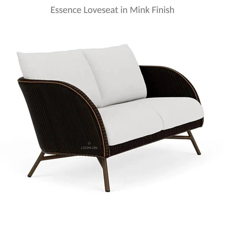 Essence Loveseat All Weather Wicker Furniture - LOOMLAN - Lloyd Flanders - Outdoor Sofas &amp; Loveseats