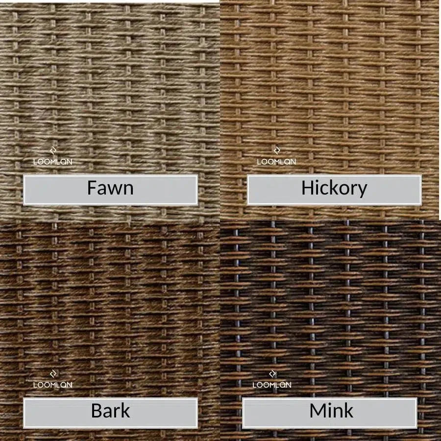 Essence Loveseat All Weather Wicker Furniture - LOOMLAN - Lloyd Flanders - Outdoor Sofas &amp; Loveseats