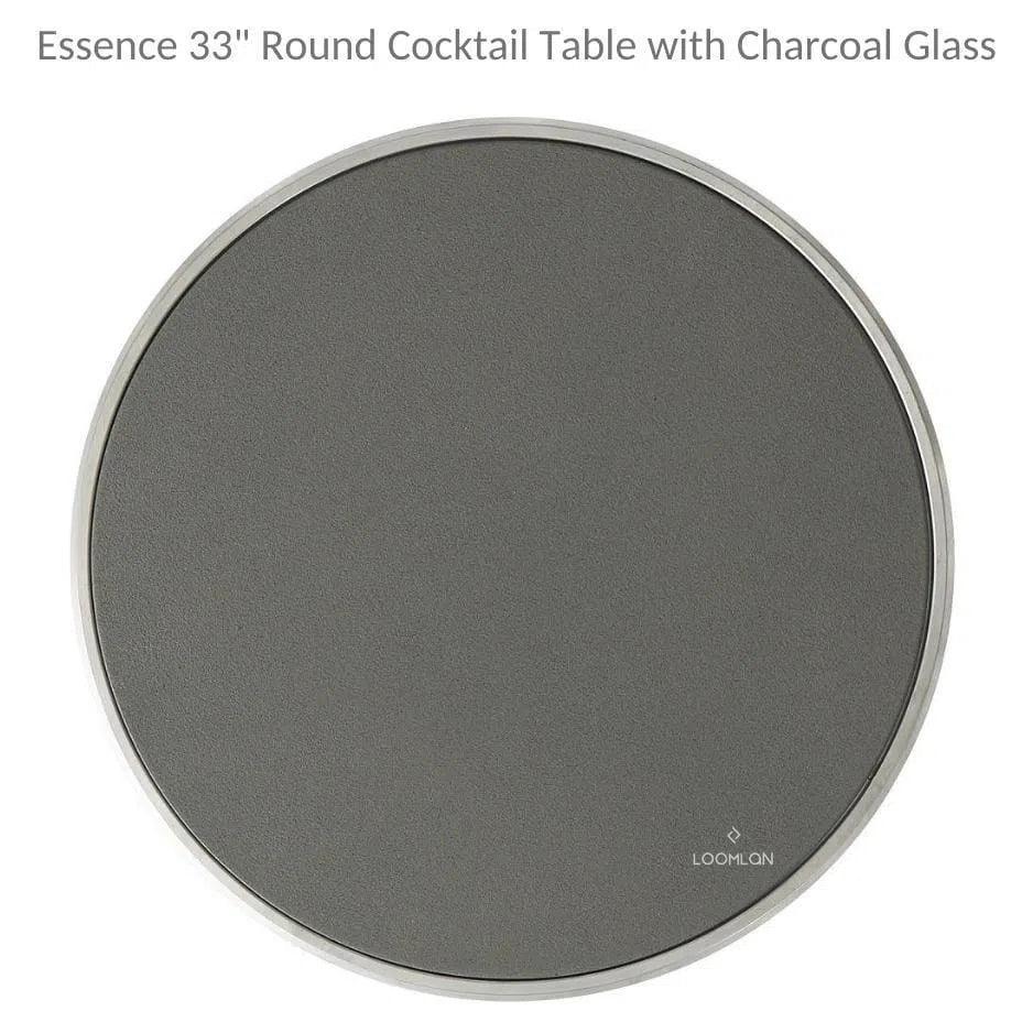 Essence Outdoor Wicker Loveseat &amp; Chair Set Tables - LOOMLAN - Lloyd Flanders - Outdoor Lounge Sets