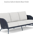Essence Sofa All Weather Wicker Furniture Made USA - LOOMLAN - Lloyd Flanders - Outdoor Sofas & Loveseats