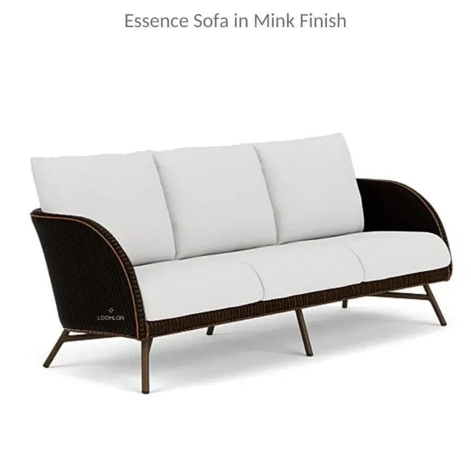 Essence Sofa All Weather Wicker Furniture Made USA - LOOMLAN - Lloyd Flanders - Outdoor Sofas &amp; Loveseats