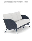 Essence Sofa All Weather Wicker Furniture Made USA - LOOMLAN - Lloyd Flanders - Outdoor Sofas & Loveseats
