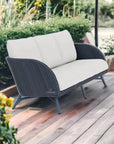 Essence Sofa All Weather Wicker Furniture Made USA - LOOMLAN - Lloyd Flanders - Outdoor Sofas & Loveseats