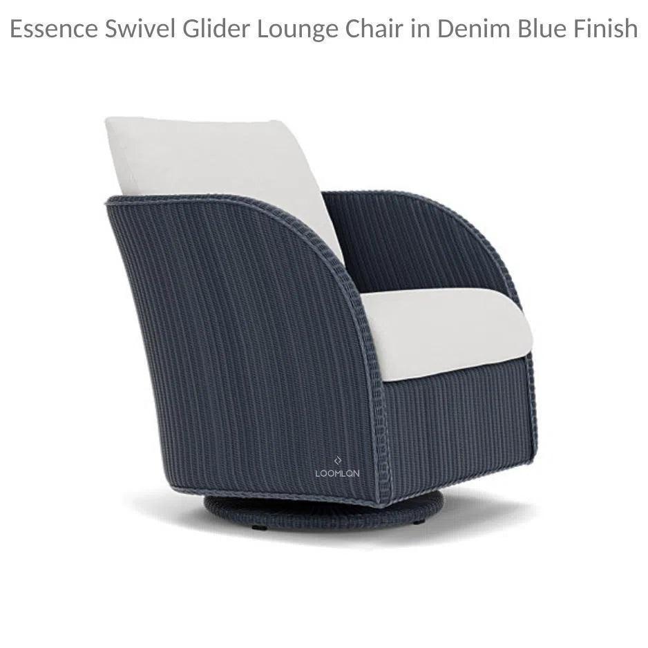 Essence Swivel Glider Lounge Chair Wicker Furniture - LOOMLAN - Lloyd Flanders - Outdoor Lounge Chairs