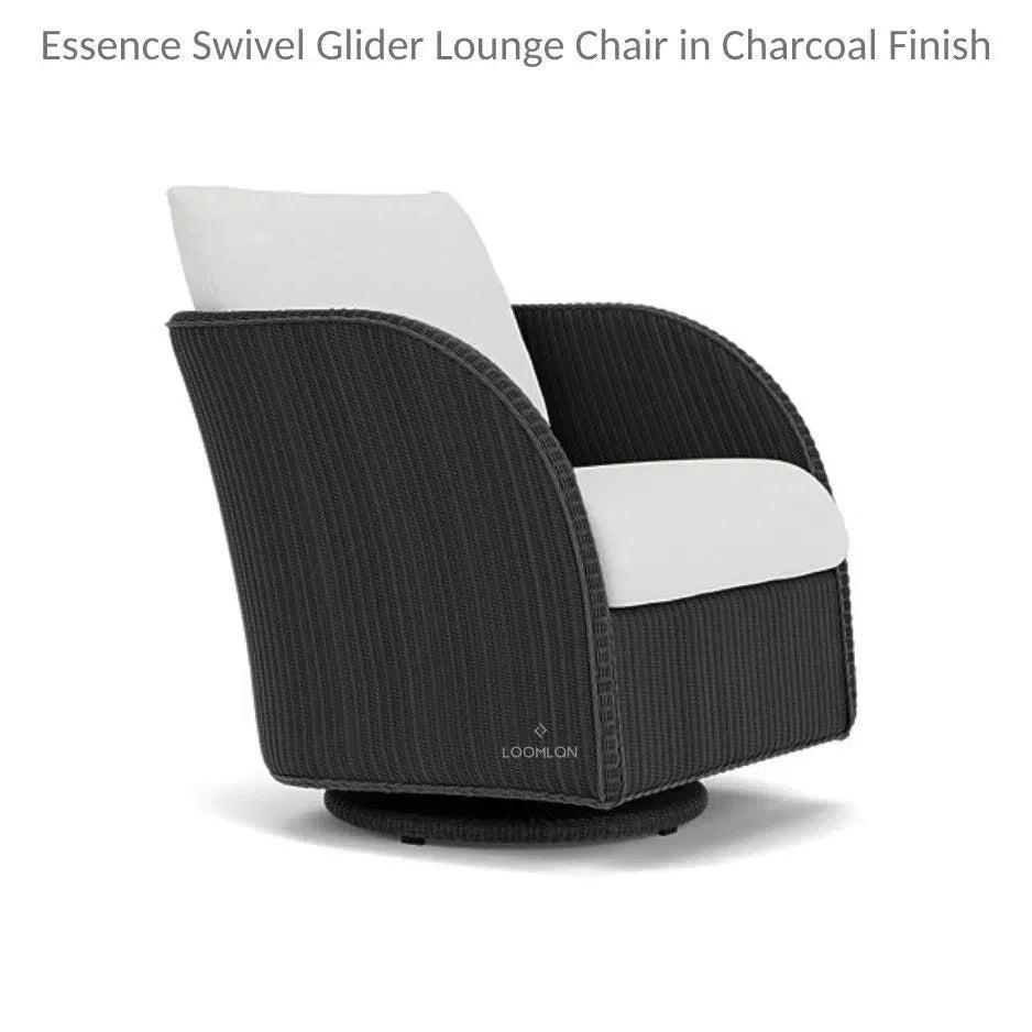 Essence Swivel Glider Lounge Chair Wicker Furniture - LOOMLAN - Lloyd Flanders - Outdoor Lounge Chairs