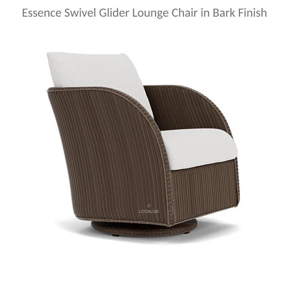 Essence Swivel Glider Lounge Chair Wicker Furniture - LOOMLAN - Lloyd Flanders - Outdoor Lounge Chairs