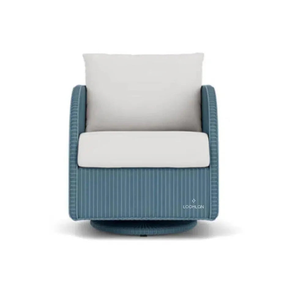 Essence Swivel Glider Lounge Chair Wicker Furniture - LOOMLAN - Lloyd Flanders - Outdoor Lounge Chairs