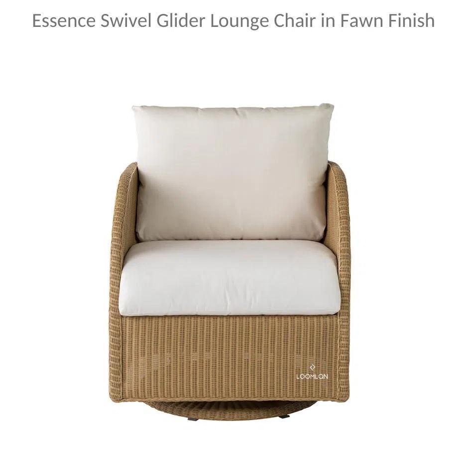 Essence Swivel Glider Lounge Chair Wicker Furniture - LOOMLAN - Lloyd Flanders - Outdoor Lounge Chairs