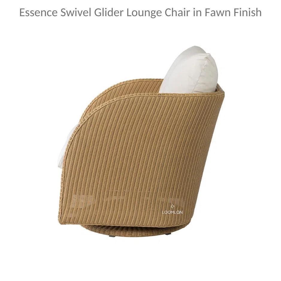 Essence Swivel Glider Lounge Chair Wicker Furniture - LOOMLAN - Lloyd Flanders - Outdoor Lounge Chairs