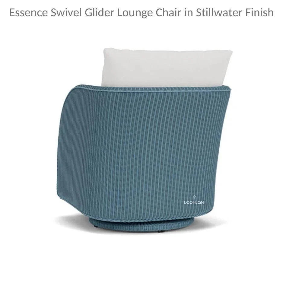 Essence Swivel Glider Lounge Chair Wicker Furniture - LOOMLAN - Lloyd Flanders - Outdoor Lounge Chairs