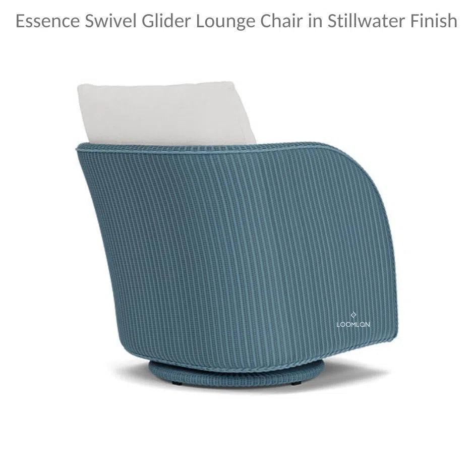 Essence Swivel Glider Lounge Chair Wicker Furniture - LOOMLAN - Lloyd Flanders - Outdoor Lounge Chairs