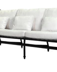 Seasonal Living Eterna Black Sand Matte Comfort Patio 3-Seat Sofa