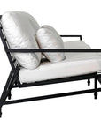 Seasonal Living Eterna Black Sand Matte Comfort Patio 3-Seat Sofa