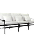 Seasonal Living Eterna Black Sand Matte Comfort Patio 3-Seat Sofa