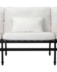 Seasonal Living Eterna Black Sand Matte Comfort Patio 3-Seat Sofa
