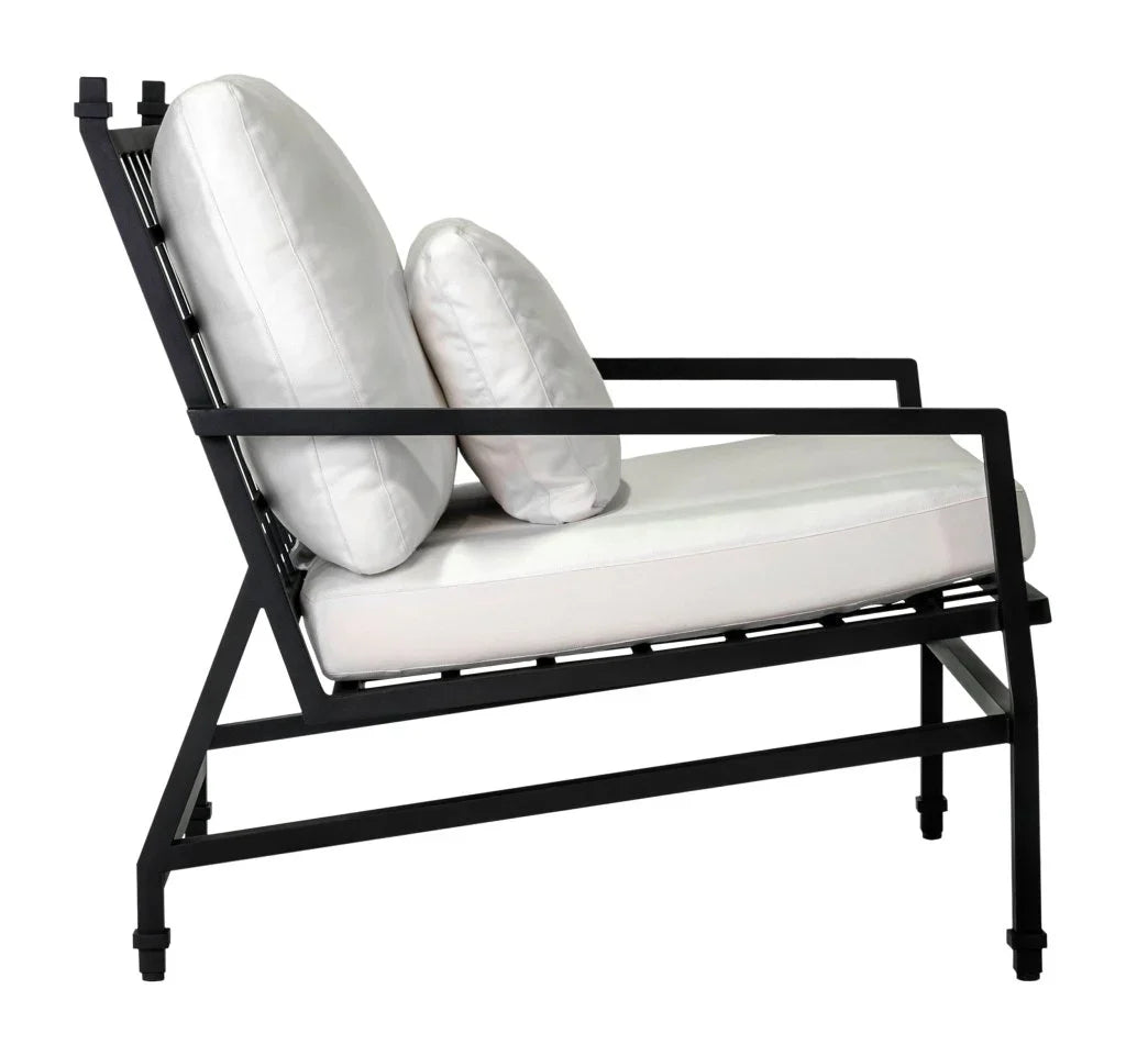 Eterna Black Sand Matte Patio Lounge Chair - LOOMLAN - Seasonal Living - Outdoor Lounge Chairs