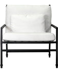 Eterna Black Sand Matte Patio Lounge Chair - LOOMLAN - Seasonal Living - Outdoor Lounge Chairs