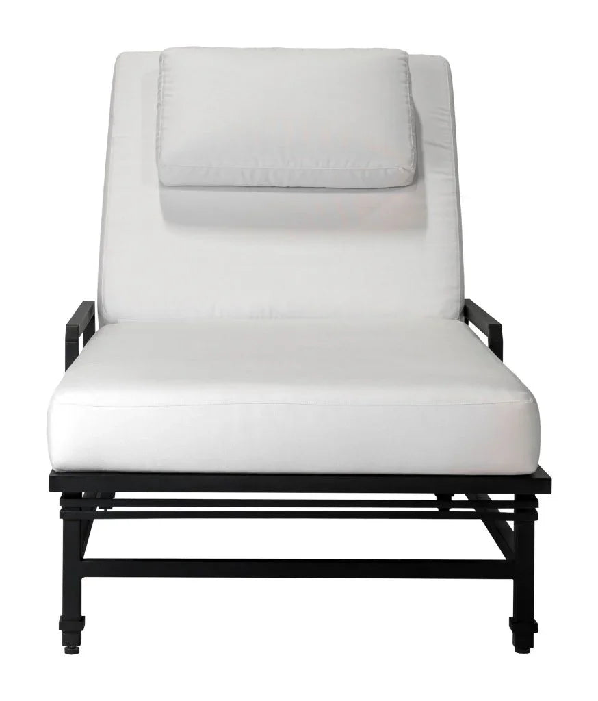 Eterna Black Sand Matte Patio Pool Chaise (Set Of 2) - LOOMLAN - Seasonal Living - Outdoor Chaises