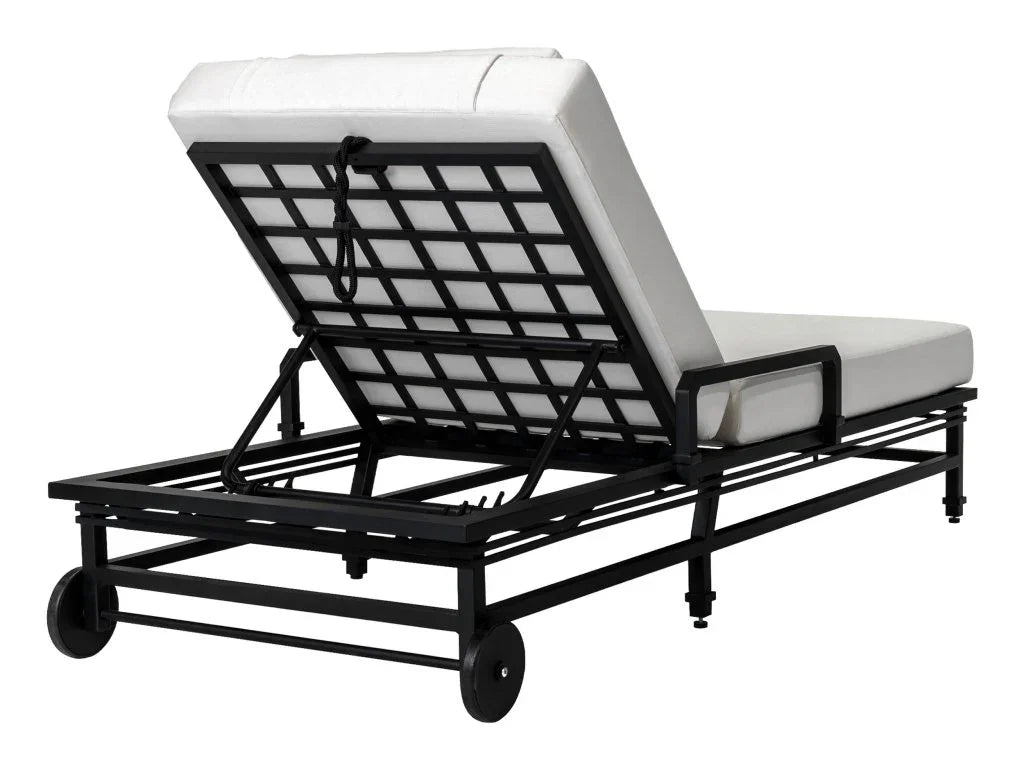 Eterna Black Sand Matte Patio Pool Chaise (Set Of 2) - LOOMLAN - Seasonal Living - Outdoor Chaises