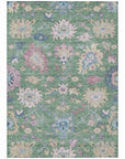 LOOMLAN Rugs Eugene Green Washable Indoor-Outdoor Rug