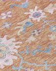 LOOMLAN Rugs Eugene Orange Washable Indoor-Outdoor Rug