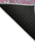 LOOMLAN Rugs Eugene Pink Washable Indoor-Outdoor Rug