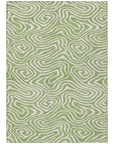 LOOMLAN Rugs Evalora Aloe Washable Indoor-Outdoor Rug