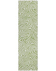 LOOMLAN Rugs Evalora Aloe Washable Indoor-Outdoor Rug