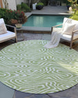 LOOMLAN Rugs Evalora Aloe Washable Indoor-Outdoor Rug