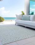 LOOMLAN Rugs Evalora Beige Washable Indoor-Outdoor Rug