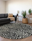 LOOMLAN Rugs Evalora Black Washable Indoor-Outdoor Rug