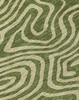 LOOMLAN Rugs Evalora Green Washable Indoor-Outdoor Rug