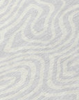 LOOMLAN Rugs Evalora Silver Washable Indoor-Outdoor Rug