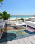 LOOMLAN Rugs Evan Green Washable Indoor-Outdoor Rug