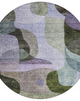 LOOMLAN Rugs Evan Olive Washable Indoor-Outdoor Rug