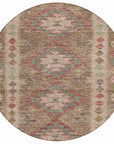 LOOMLAN Rugs Evynne Brown Washable Indoor-Outdoor Rug
