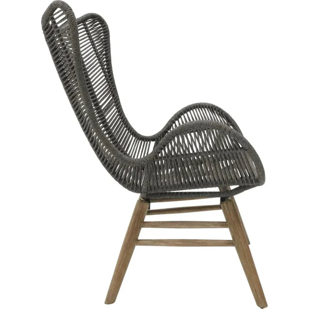 Explorer Neptune Chair &amp; Ottoman Outdoor Furniture - LOOMLAN - Seasonal Living - Outdoor Ottomans