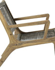 Seasonal Living Explorer Oceans  Grey Outdoor Lounge Chair