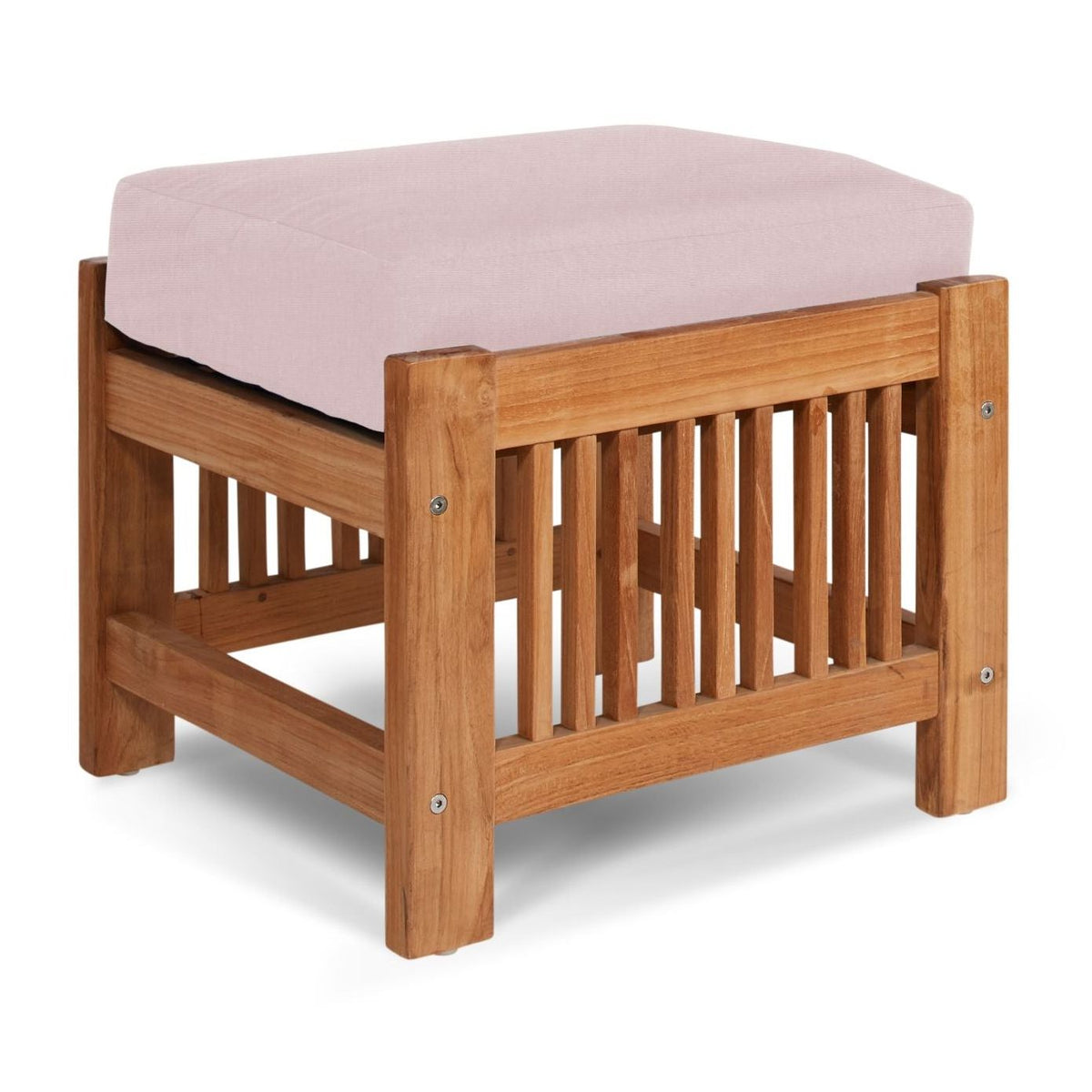 Summer Teak Outdoor Ottoman Sunbrella Cushions -- view 12