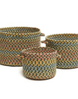 Woodstock Braided Handmade Basket 3PC -- view 2