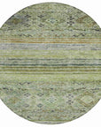 LOOMLAN Rugs Fariza Green Washable Indoor-Outdoor Rug