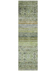 LOOMLAN Rugs Fariza Green Washable Indoor-Outdoor Rug