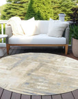 LOOMLAN Rugs Fayra Ivory Washable Indoor-Outdoor Rug