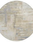 LOOMLAN Rugs Fayra Ivory Washable Indoor-Outdoor Rug