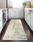 LOOMLAN Rugs Fayra Ivory Washable Indoor-Outdoor Rug