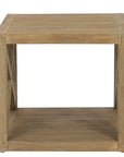 Coastal Teak Durable X Outdoor Coffee Table