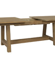 Coastal Teak Wood Outdoor Couch Table