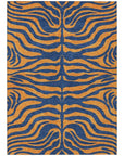LOOMLAN Rugs Fernelle Blue Washable Indoor-Outdoor Rug