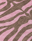LOOMLAN Rugs Fernelle Brown Washable Indoor-Outdoor Rug